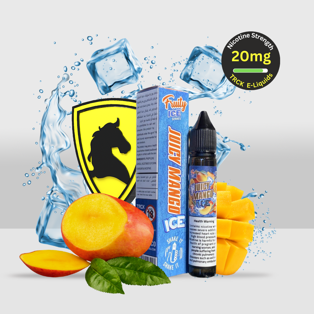 TRCK FS E-Liquid 30ML 20MG Juicy Mango Ice | Sweet Mango Flavor with a Chilled, Icy Finish - Seef Vape