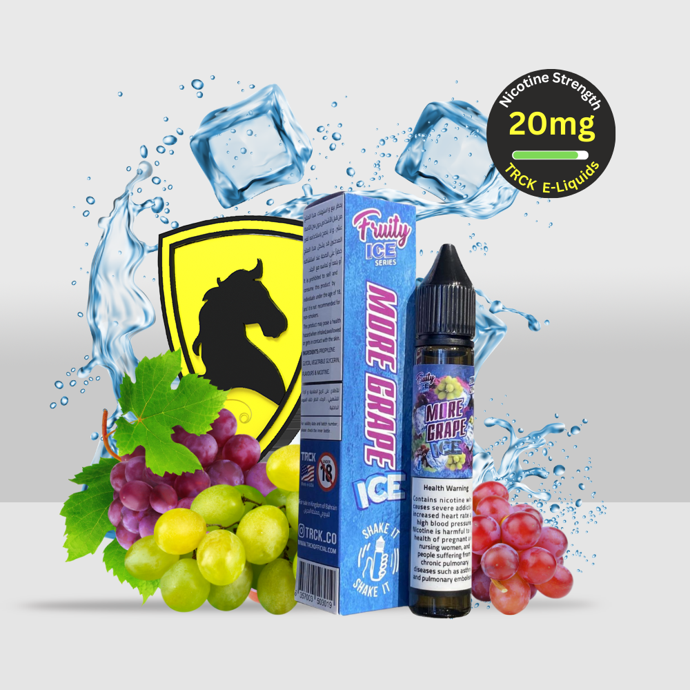 TRCK FS E-Liquid 30ML 20MG More Grape Ice | Bold Grape Flavor with a Cool, Icy Twist - Seef Vape