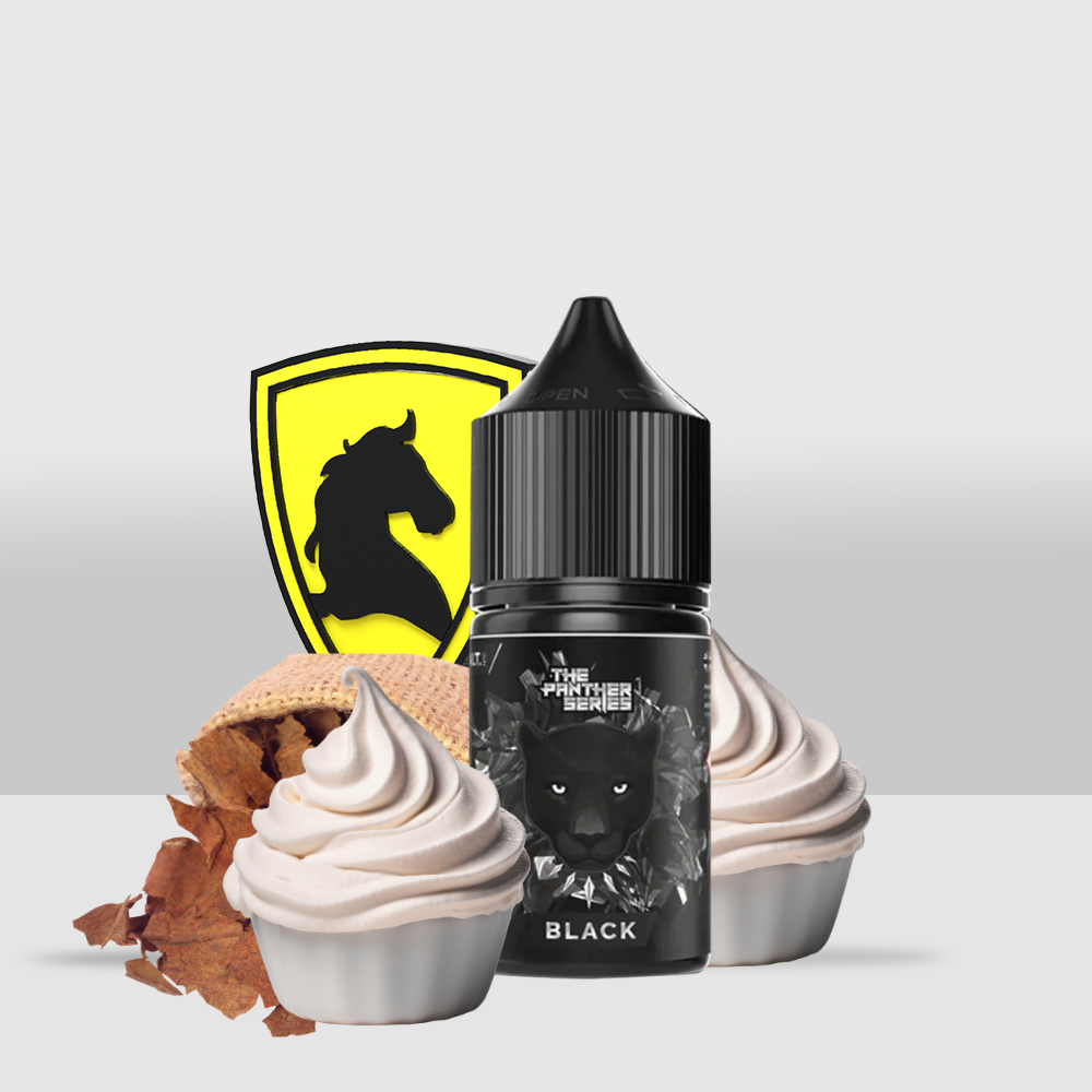 Panther E-Liquid Series 30ML - 20MG Black Creamy Tobacco By Dr. Vapes | Smooth Tobacco with a Creamy Finish - Seef Vape