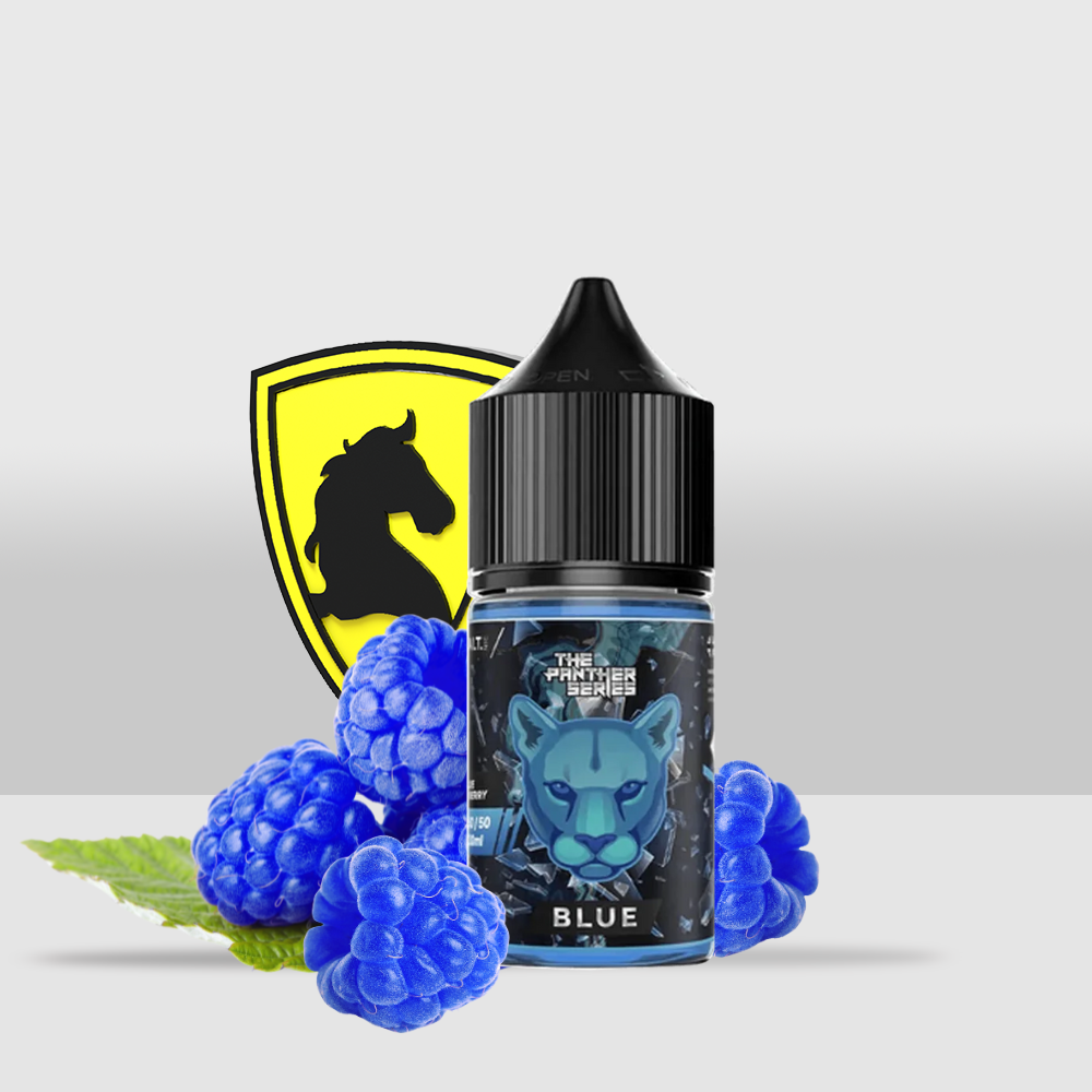 Panther E-Liquid Series 30ML - 20MG Blue By Dr. Vapes | Vibrant Blue Raspberry Flavor for a Sweet and Tangy Vaping Experience - Seef Vape