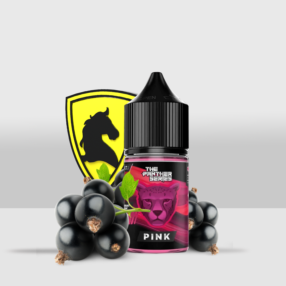 Panther E-Liquid Series 30ML - 20MG Pink Blackcurrant Soft Drink By Dr. Vapes | Refreshing Blackcurrant Flavor with a Crisp and Fizzy Twist - Seef Vape