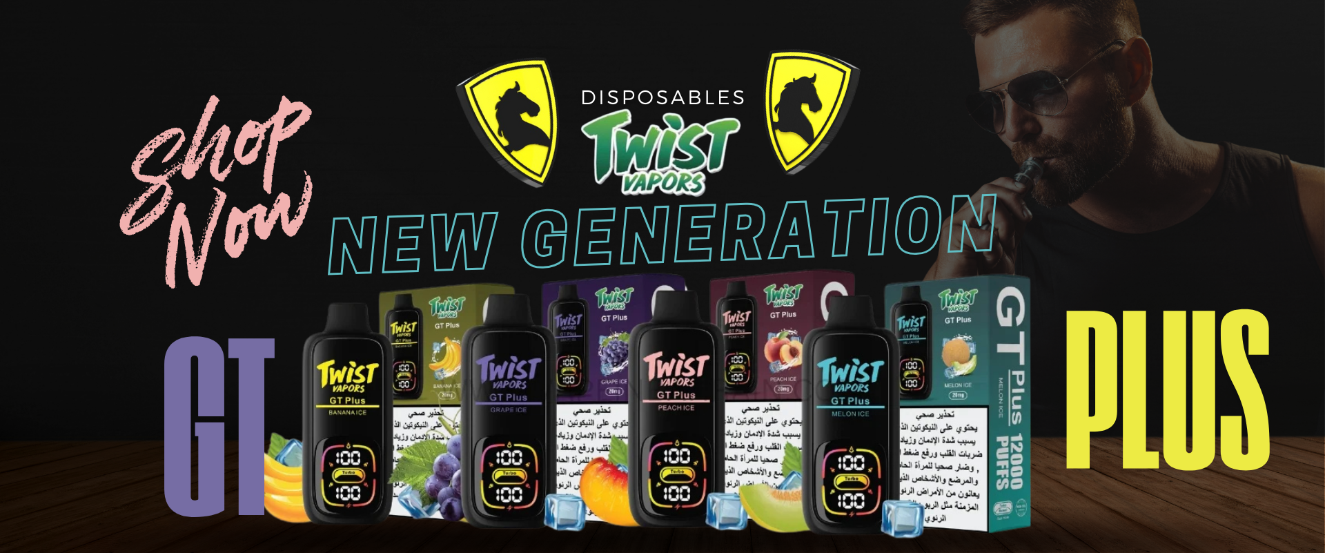 Twist Vapors GT PLUS 12000 | New Release | Long-Lasting Vape Experience