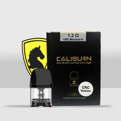 Uwell Caliburn G2 Pod Pack | 2mL Capacity, 0.8Ω / 1.0Ω / 1.2Ω Coils, Child-Resistant Certified (CRC) - 1.2Ω (Ohm) - Seef Vape