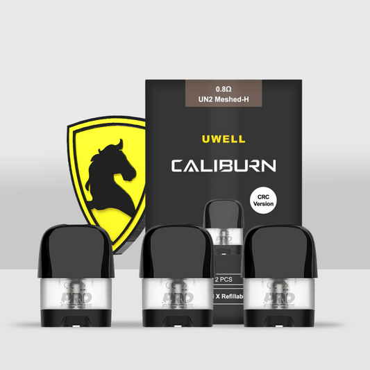 Uwell Caliburn X Pod Pack | 3mL Capacity, 0.8Ω / 1.0Ω / 1.2Ω Coils, Child-Resistant Certified (CRC) - 0.8Ω (Ohm) - Seef Vape