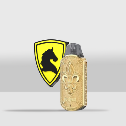 Uwell Sculptor Pod Kit | Compact 370mAh Battery, 11W Power, and 1.6ml Pod Capacity - Gold - Seef Vape