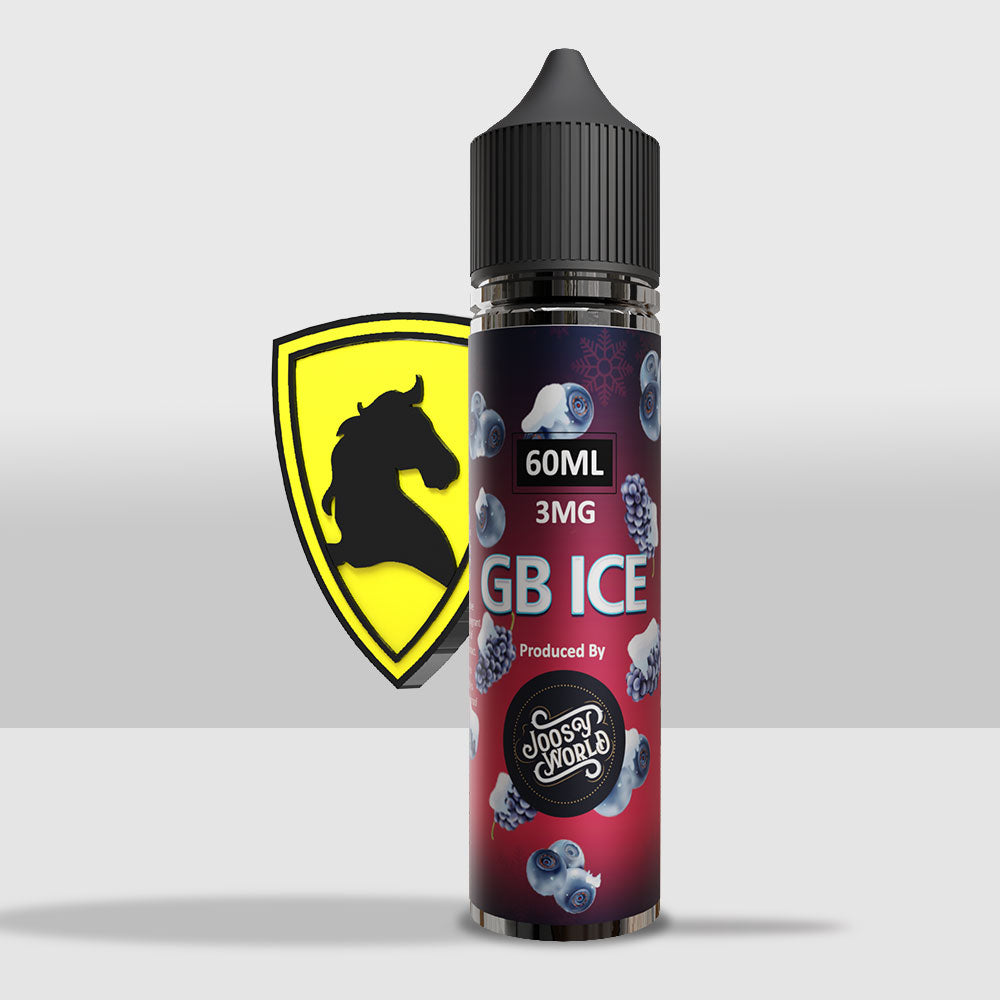 Joosy World GB Ice E-Juice 50ML | Premium Joosy World GB Ice Blueberries and Blackberries Flavored Vape Juice - 3mg - Seef Vape