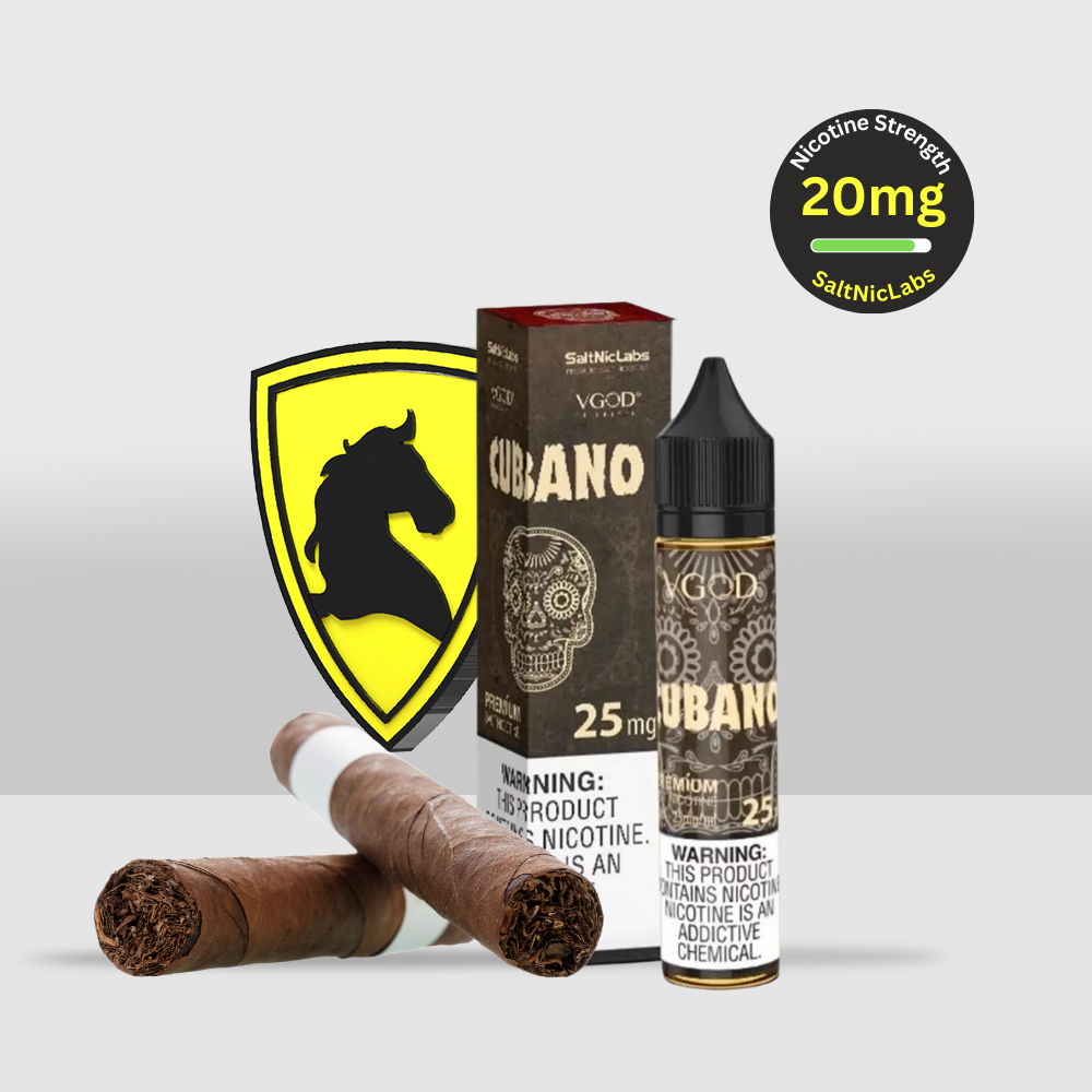 VGOD E-Liquid 30ml 20mg Cubano Brown | Rich Cuban Cigar Flavor with a Smooth Tobacco Blend - Seef Vape