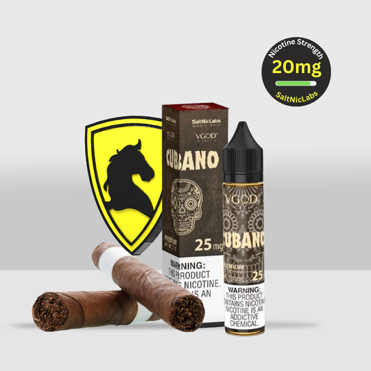 VGOD E-Liquid 30ml 20mg Cubano Brown | Rich Cuban Cigar Flavor with a Smooth Tobacco Blend - Seef Vape