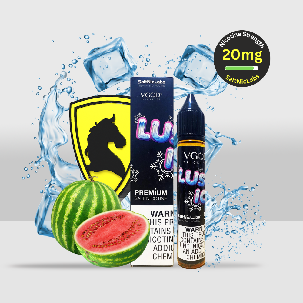 VGOD E-Liquid 30ml 20mg Lush Ice | Cool Menthol Finish with Sweet Watermelon Flavor - Seef Vape