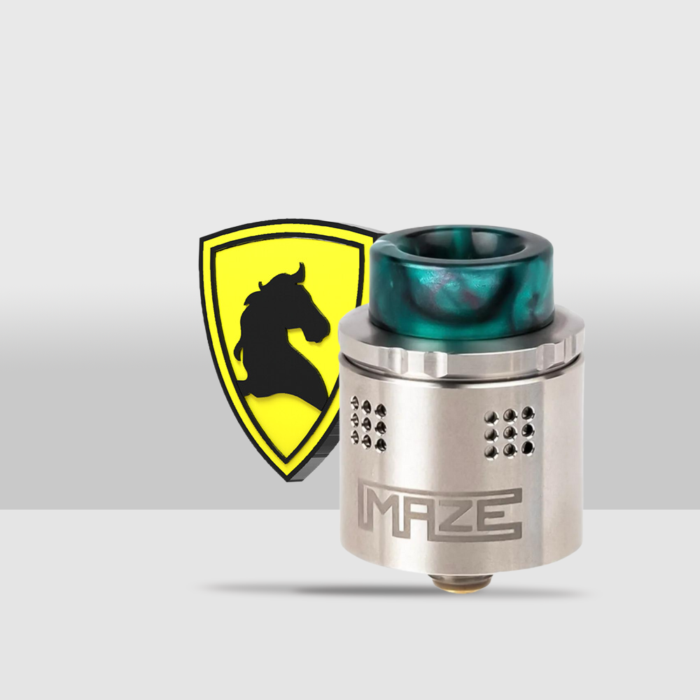 Vandy Vape Maze RDA 24mm | Innovative Sub-Ohm Rebuildable Dripping Atomizer - Stainless Steel - Seef Vape