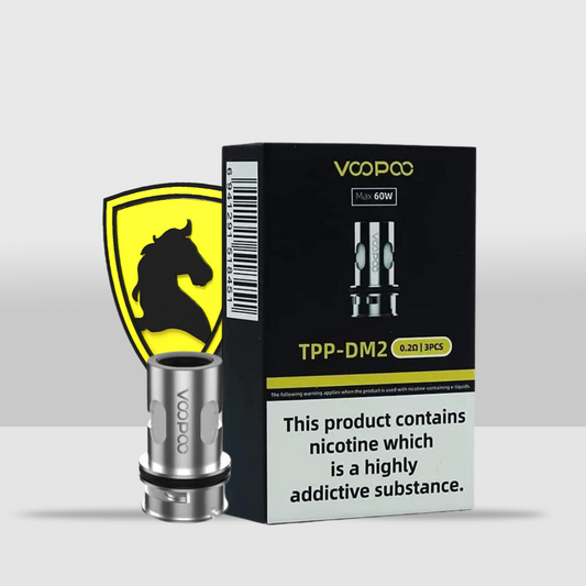 Voopoo TPP Replacement Coils - DM1 0.15Ω, DM2 0.2Ω, DM3 0.15Ω, DM4 0.3Ω | High-Performance Coils for Superior Vaping Experience - TPP DM2 0.2Ω - Seef Vape