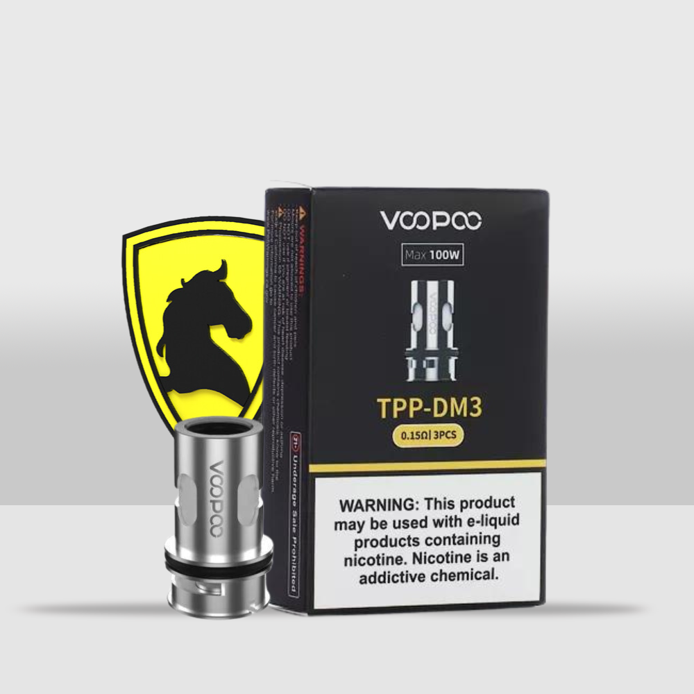 Voopoo TPP Replacement Coils - DM1 0.15Ω, DM2 0.2Ω, DM3 0.15Ω, DM4 0.3Ω | High-Performance Coils for Superior Vaping Experience - TPP DM3 0.15Ω - Seef Vape