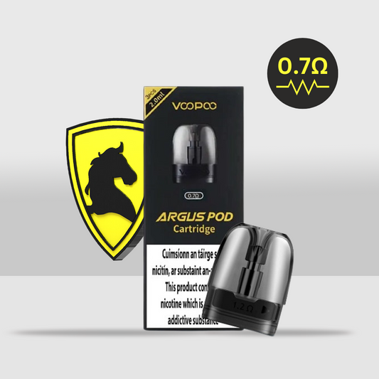 Argus Pod Cartridges by VooPoo - 0.7Ω and 1.2Ω | 2mL Pod Capacity | Precision Vaping with Versatile Options - 0.7Ω (Ohm) - Seef Vape