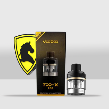 Voopoo TPP-X Replacement Pod - Large 5.5mL Pod Capacity | High-Performance Vaping with Extended Use - Black - Seef Vape