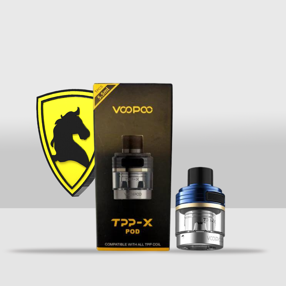 Voopoo TPP-X Replacement Pod - Large 5.5mL Pod Capacity | High-Performance Vaping with Extended Use - Blue - Seef Vape