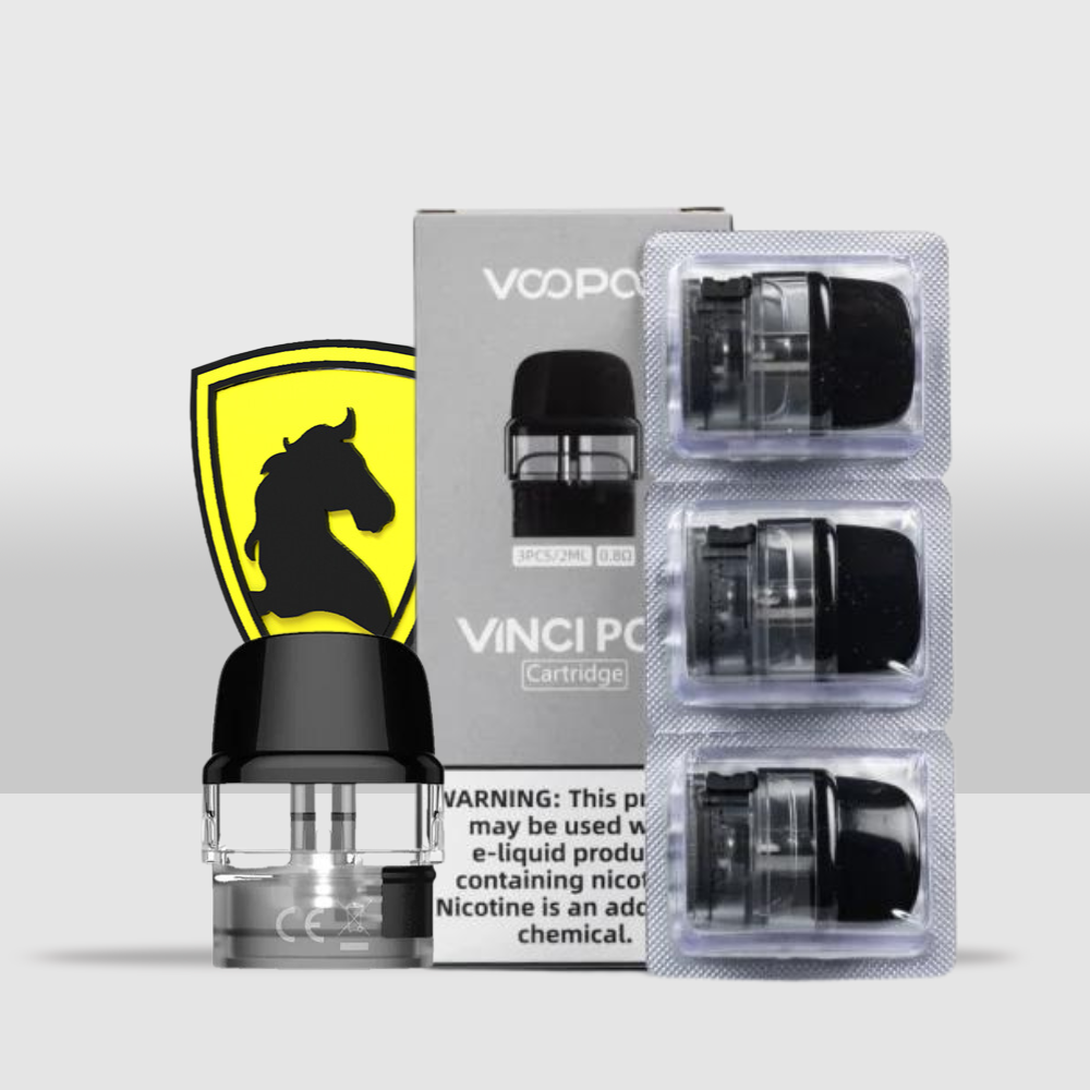 Voopoo VINCI Replacement Pods 2mL (Pack of 3) | Reliable Replacement Pods for Consistent Vaping - 0.8Ω (Ohm) - Seef Vape