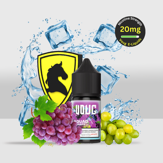 Voug E-Liquid 30ML 20MG Ice Quad Grape | Sweet Grape Flavor with a Refreshing Icy Twist - Seef Vape