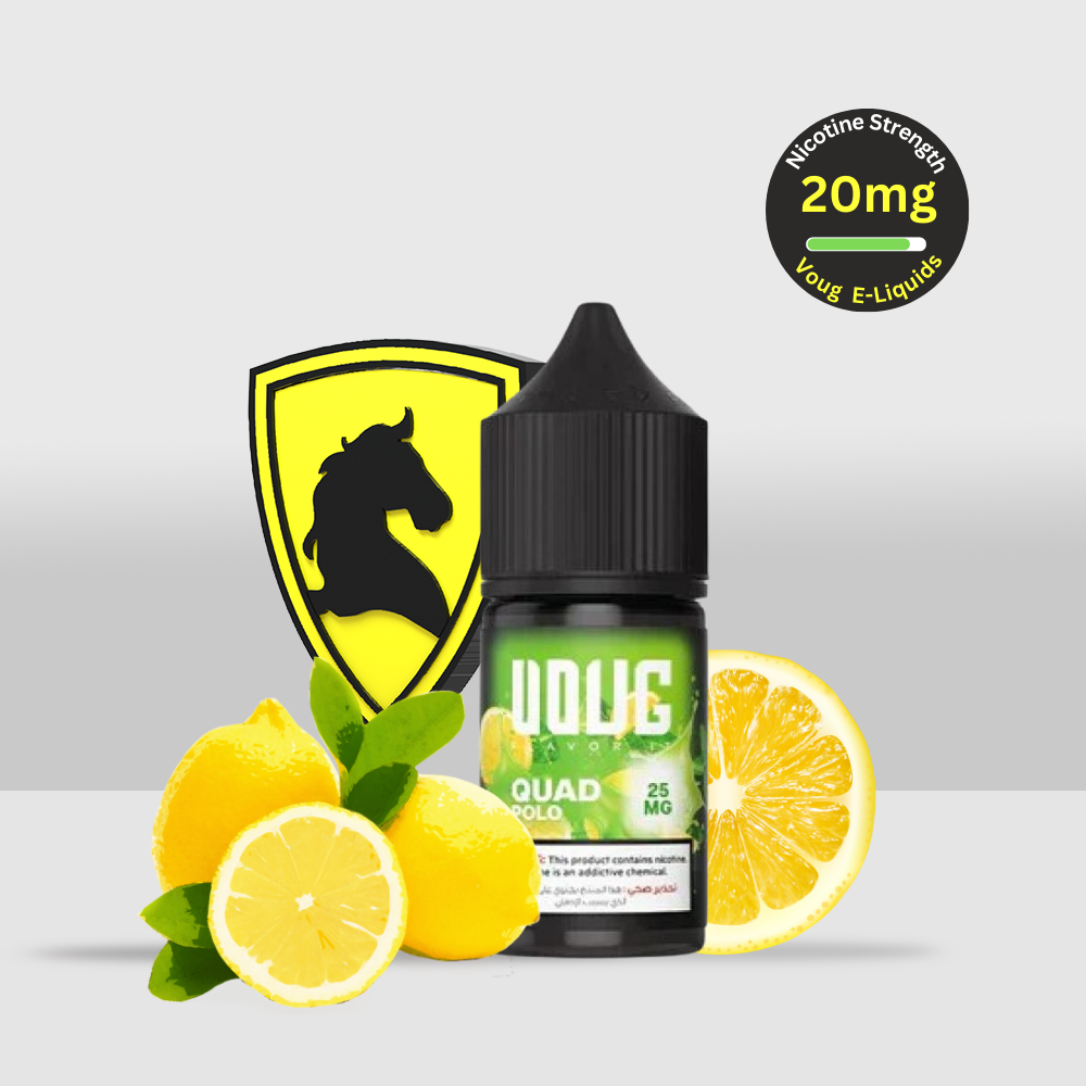 Voug E-Liquid 30ML 20MG Quad Polo | Bold Flavor with a Refreshing Minty Finish - Seef Vape