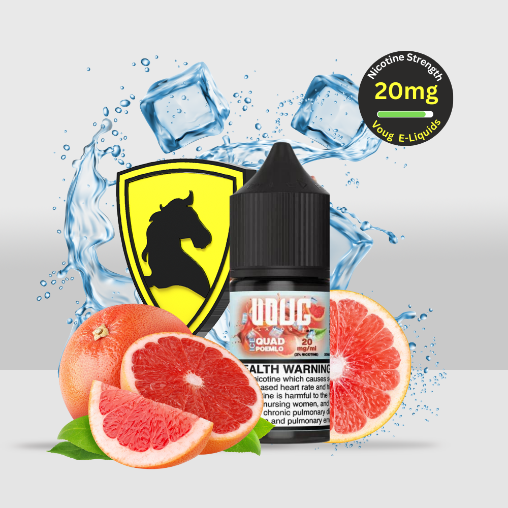 Voug E-Liquid 30ML 20MG Ice Quad Pomelo | Zesty Pomelo Flavor with a Cool Icy Twist - Seef Vape