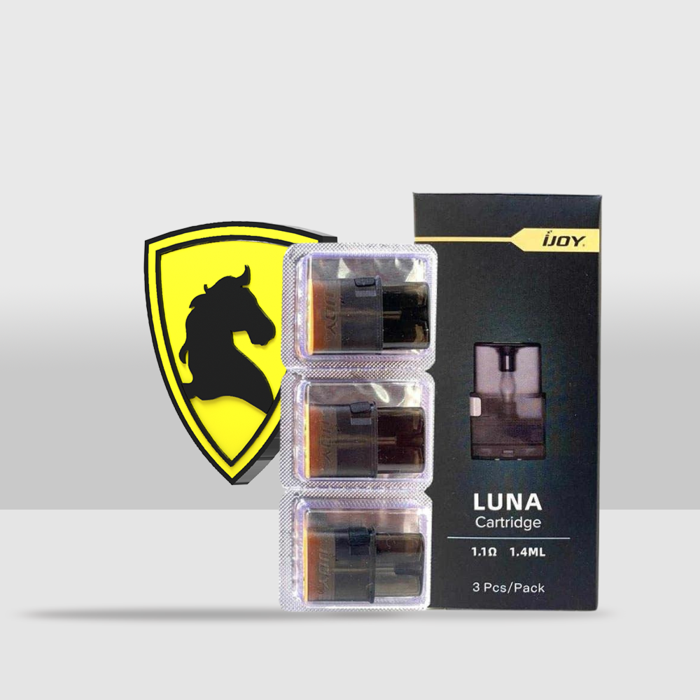 iJoy LUNA Replacement Pods 1.1Ω Coil 1.4ml Pod Capacity | Enhanced Vaping Experience with High-Quality Pods - 1.1Ω (Ohm) - Seef Vape